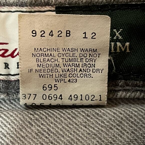 Vtg Levi’s Men’s 540 Flex Denim Grey Gray Jeans 36x32 Acid Wash Brown Tab NEW - Picture 8 of 11